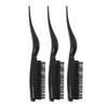 3Pcs Tsing Hair Brush Ergonomic Handle Portable Tsing Brush Rat Tail Comb for Home Travel