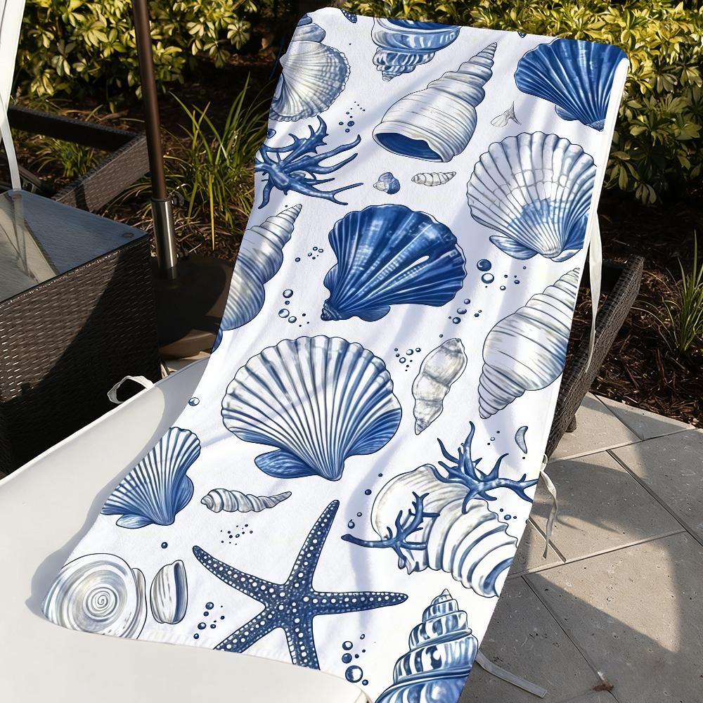 Ocean element starfish Towel Quick Drying Beach Towels Are Suitable For Swimming Pools Camping Yoga And The Gym