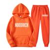 Men's HOODRICH Letter Print Casual Hoodie Sweatshirt Set - Sportswear
