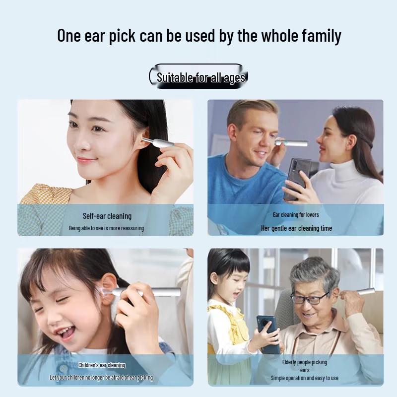 Smart Visual Ear Cleaner with HD Endoscope