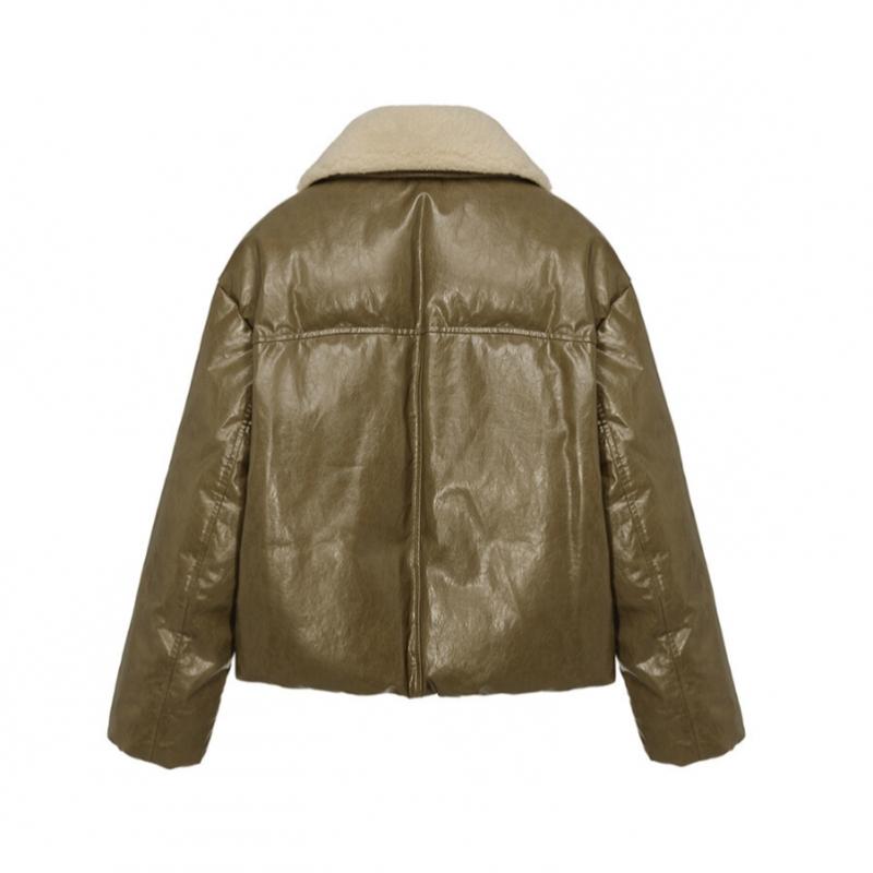 On On Fur Collar Leather Goose Down Nep5xma01 41