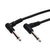 Universal Guitar Effect Pedal Instrument Patch Cable Right Angle Plug 15/20 Cm