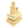 Kurita's Special Buddhist Statue [Priest and High Priest] Seated Statue of Saint Nichiren, 3.0 Inches (total Height 19cm, Width 15cm, Base Depth