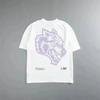 Retro Wolf Head High End Fitness Street Fashion Brand Tshirt Cotton Graphic Tee Unisex Unisex Summer Streetwear