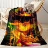 Gothic Style Blanket Comfortable Suitable for Livingroom Office Bed All-Season Use Stylish Decor Birthday Christmas Gift Blanket