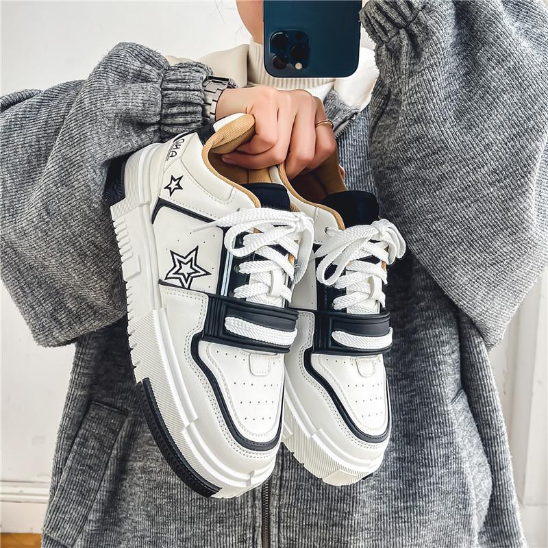 

Мужская обувь 2024 года, новые летние повседневные универсальные туфли с увеличенным каблуком, мужская корейская версия, нишевый бренд Tide, высококачественная обувь Star Tide 39