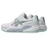 Asics GEL CHALLENGER 15 Abrasion Resistant Breathable Low Top Tennis Shoes Men's White Sneakers 1041A510-100