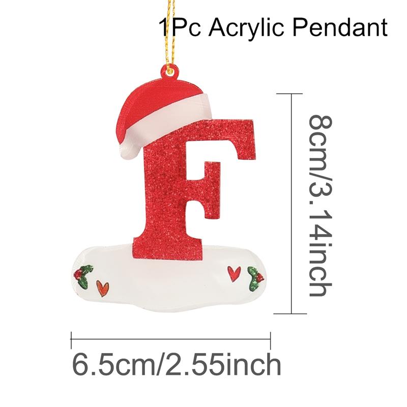 Christmas Acrylic Letter Pendant 2026 Merry Cristmas Decoration for Home Xmas Tree Hanging Ornaments Navidad Natal New Year 2026