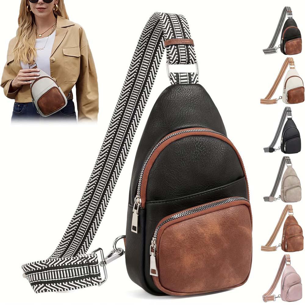 1Pc Fashion Women Sling Backpack Ladies Chest Pack Daypack Crossbody Bum Bag Shoulder Bag