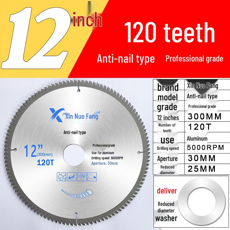 High-Speed Steel & Tungsten Circular Saw Blade for Wood & Aluminum, 4-10 Inch, Fits Hand Angle Grinders