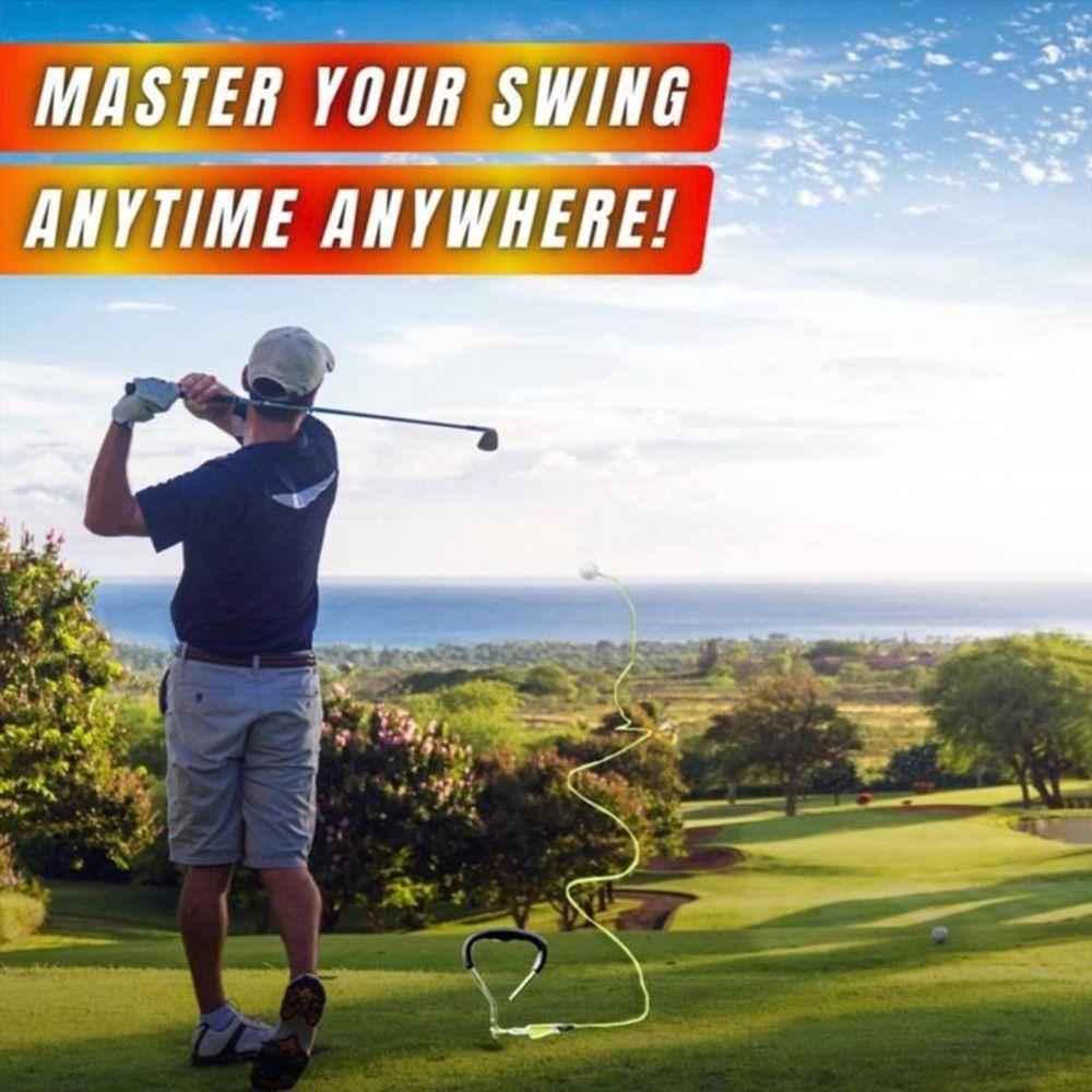 WIth Ground Nails Golf Training Rope 55.11IN Length Golf Training Tool  Golf Swing Practice