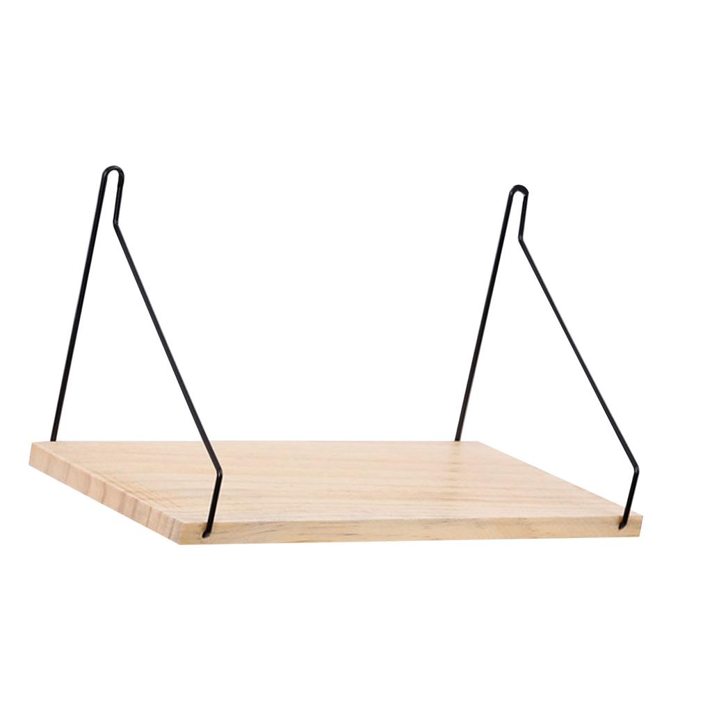 Wooden Wall Shelf Storage Rack Decorative Easy Installation Wall Mounted Floating Shelves for Home