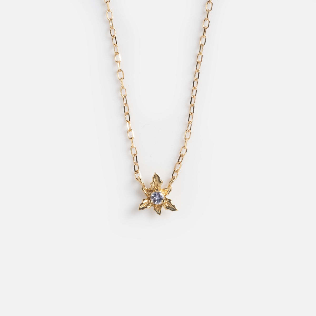 

December Birthstone Fine Chain Necklace Light Luxury Niche Month Exclusive Gem Pendant Personalized Accessories Single Item