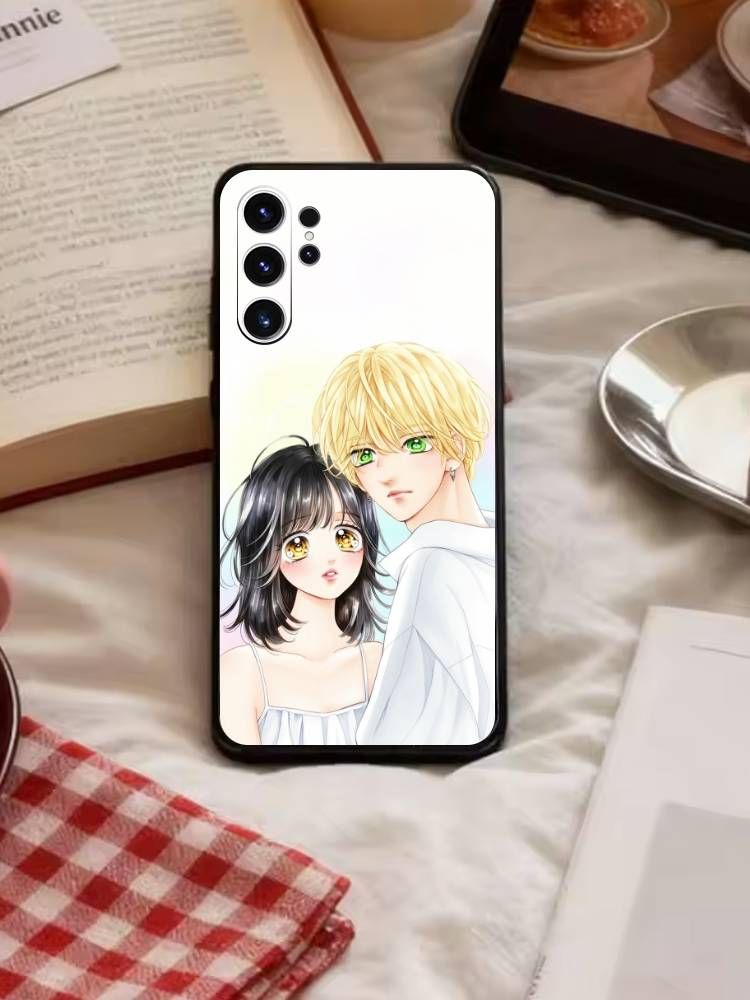 Anime K-Athanasia Phone Case For Samsung S26,S25,S24,S23,S22,S21,S20,Ultra,Plus,FE Black Soft Cover