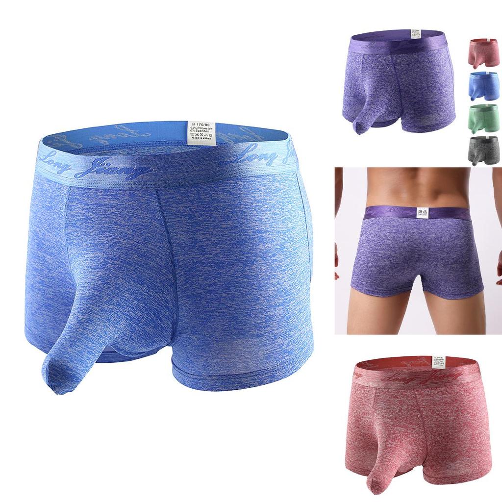 Premium Men's Open Penis Briefs Boxer Underwear With Comfortable Bulge Pouch Design