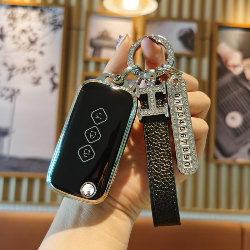 Wuling Xingchen 2021 Car Key Sleeve with Buckle for Remote Key