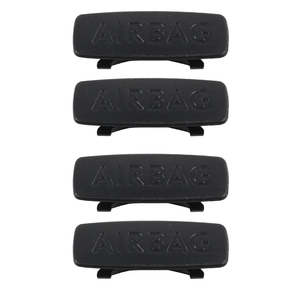 1/4Pcs Car Airbag A B C Pillar Insert Trim Cover Badge For CC Golf Jetta Passat Polo Touran 5G0853437 1K0853437 3C0853437
