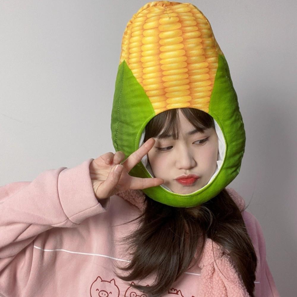 Thick Nutrition Month Hat Playful Pullover Cap Carrot Fruit and Vegetable Hat  Kids Adults