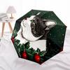 1pc Cat Christmas Automatic Opening/Closing Umbrella with Operation & Windproof Canopy yy260311035
