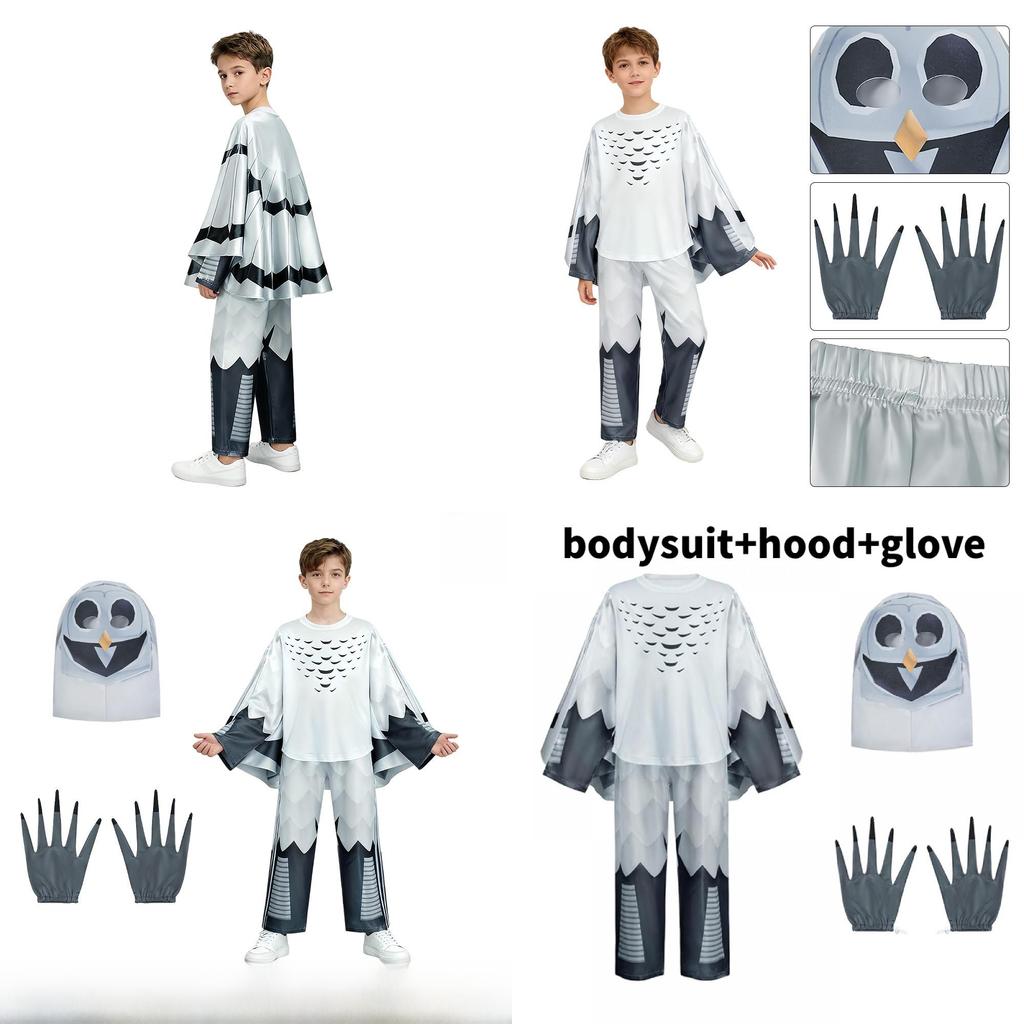 99 Nights In The Forest Childrens Owl Animal Pajama Set For Halloween Party And Role Play