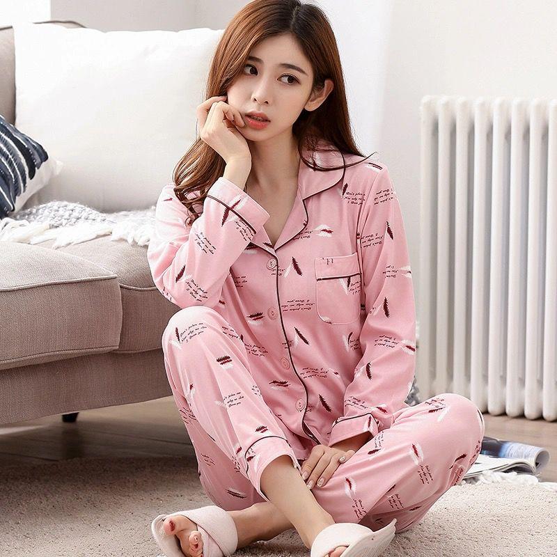 2023 Damen Langarm Pyjama Set - Vielseitige Übergröße Loungewear für Frühling, Sommer und Herbst