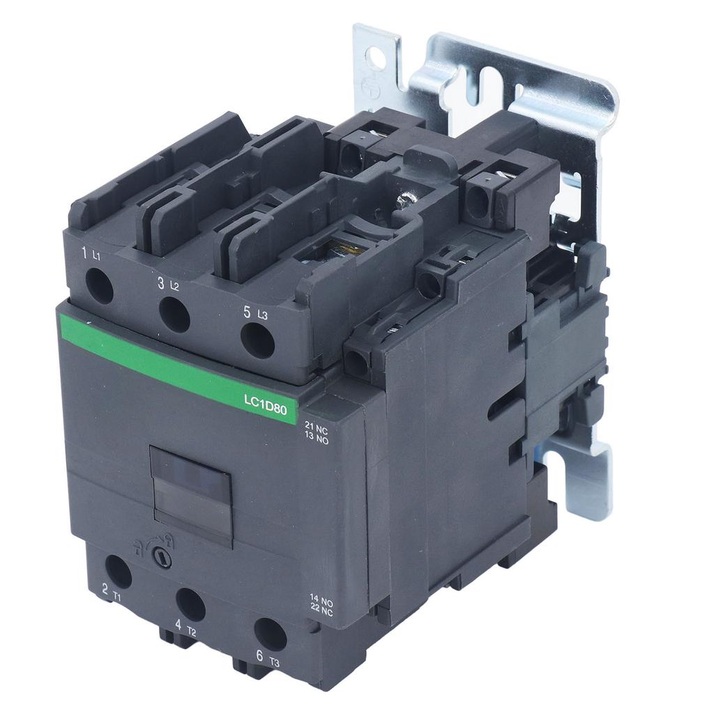 Contactor AC Sensibilitate Ridicată Rezistent la Căldură Putere Mare 1NO 1NC Contactor de Putere de Înaltă Tensiune 80A 380V Bobină AC220V