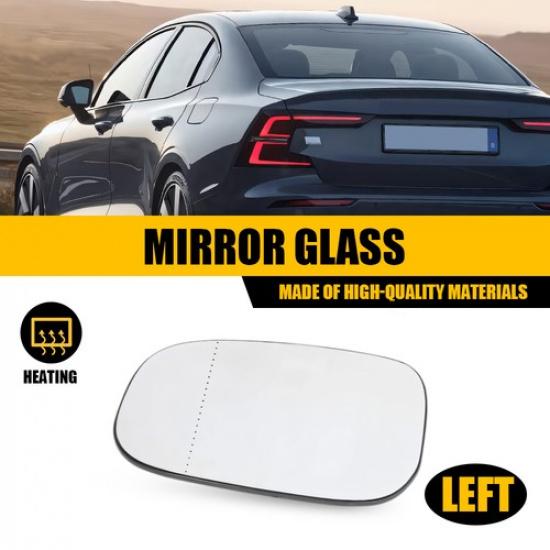 Mirror Glass Right Left Side W/ Backing Plate Fit Volvo C30 C70 2.5L 2012-2013