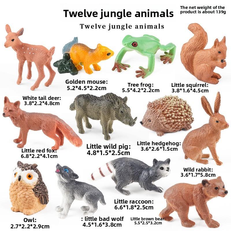 Polar Wildlife Miniature Figures Plastic Sea Life Model Aquarium Decor For Desk And Study