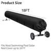 For Above Ground Pools Pool Solar Reel Cover Outdoor Use Swimming Pool Protection UV Protection For Solar Blanket