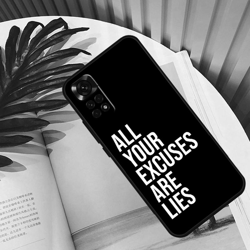 Motivierende Fitness-Handyhülle für Xiaomi Redmi Note 14 10 11 12 13 15 Pro Plus Hülle für Redmi 15 15C 14C 12C 10C 13C