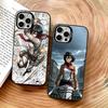 Mikasa Ackerman Phone Case For iPhone 17,16,15,14,13,12,11 Plus,Pro Max,XS,Colorful Silver Phone Case Funda Cover