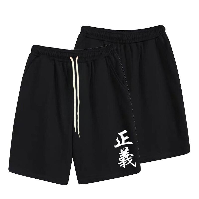 One Piece Anime Casual Men's and Women's Shorts Summer Slightly Elastic High-quality 3D Sports Shorts