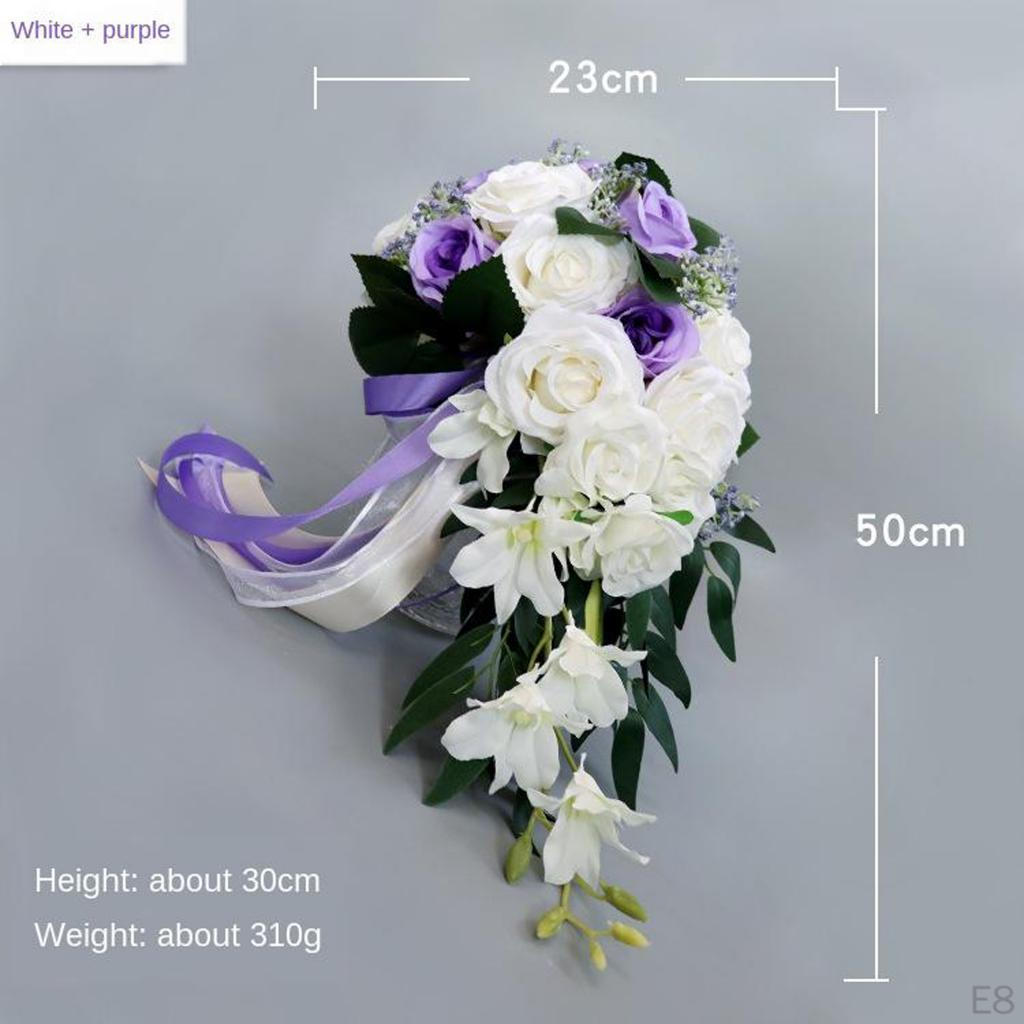Silk Floral Bouquet for Weddings
