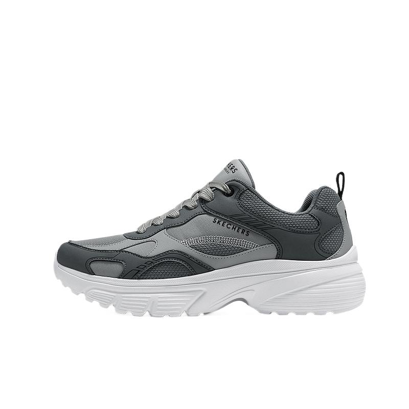 Skechers Street Thick Sole Lace-Up Low-Top Dad Shoes Men sneakers 183490-GRY 39