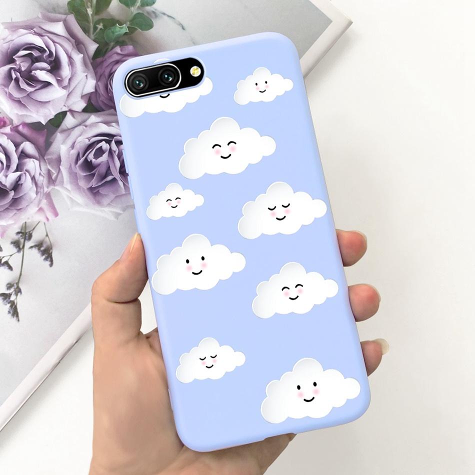 For Honor 10 Case Honor10 COL-L19 COL-L29 Fashion Moon Pattern Soft Silicon Protective Cover Phone Cases