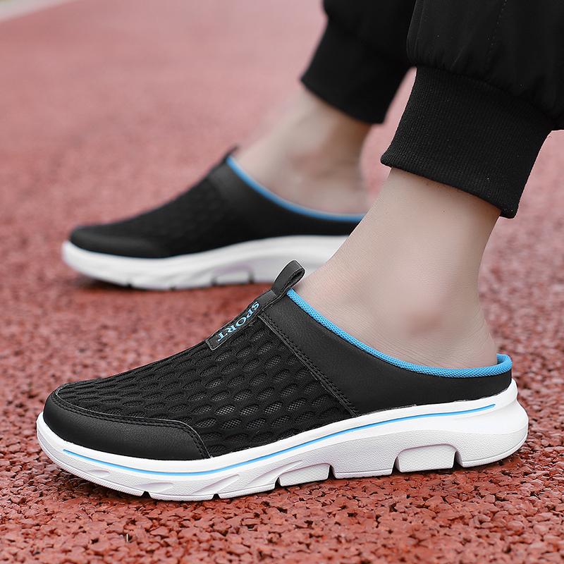 Prodyšné poloviční pantofle Ultra lehké vnitřní a venkovní pantofle Dámské pantofle Pánské vnitřní pantofle