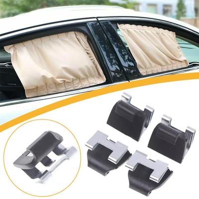 4 Pezzi Clip per Tenda Lato Porta Auto Per Megane 2 3 Per Fluence Laguna 2 Scenic OEM 8200163859 Supporto Fissaggio Cli