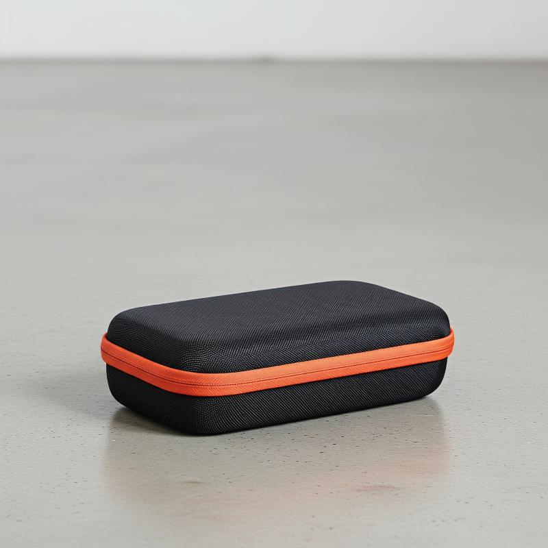 Hard EVA Microphone Carrying Case Shockproof Lightweight with Mesh Pocket for Outdoor Live Recording Vlog Shooting