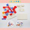 Onda Hello Kitty Sanrio Toy Block Set for Girls, Burger Shop Cafe Block, Nano Block