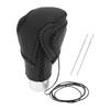 HOPESPANNER Gear Shift Knob Cover for Toyota Black Stick Shift Handle Protector with 1 Piece CH-R 2018-2022, Anti-Slip Leather,