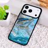 Blue Marlin Painting Phone Case for iPhone 17 Air 16 15 11 12 14 13 Pro Max Shockproof Cover