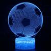 3D LED Night Sight Football Pattern 7 Color Change Desk Lamp For Kids