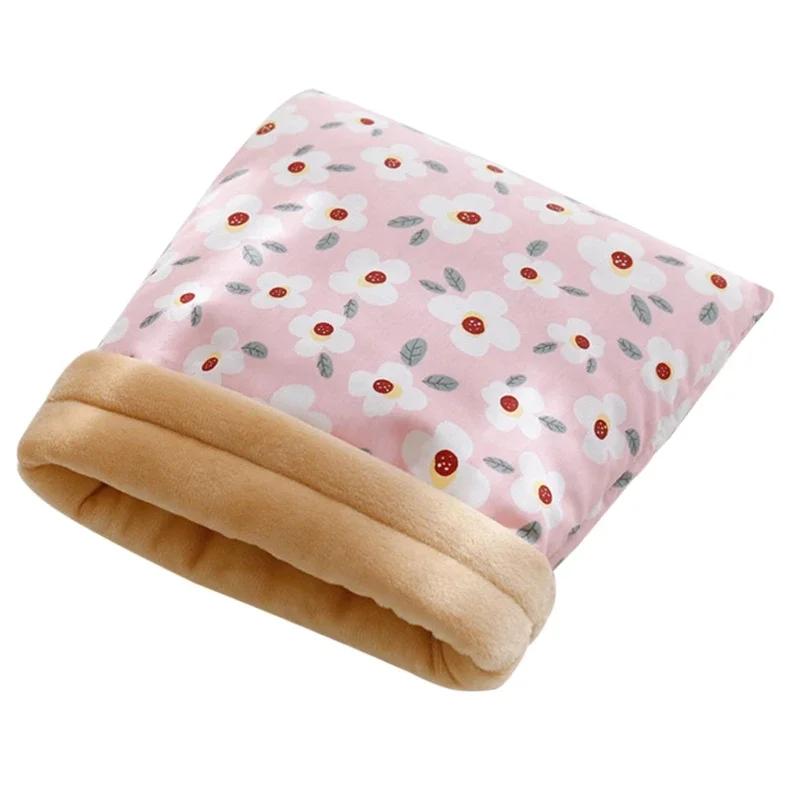 Warm Hamster Sleeping Bag, Mouse Nest, Hidden Bag, Small Animals Squirrel Sleeping Bed, Winter Sack Cage