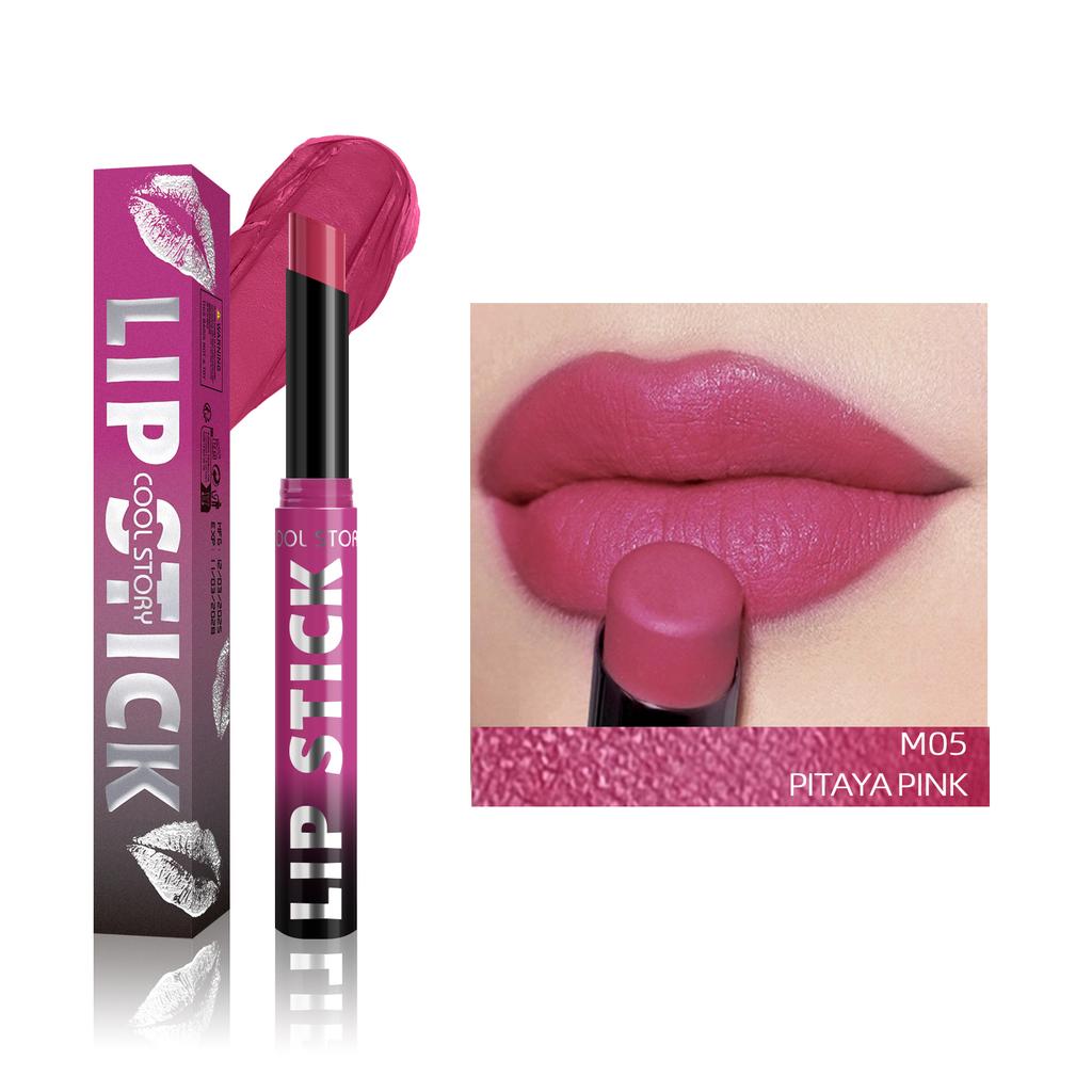 8 Colors Matte Lipstick Pencil Waterproof Long Lasting Non-Stick Cup Lip Stain Tint Beauty Nude Lipstick Pen Makeup Cosmetics