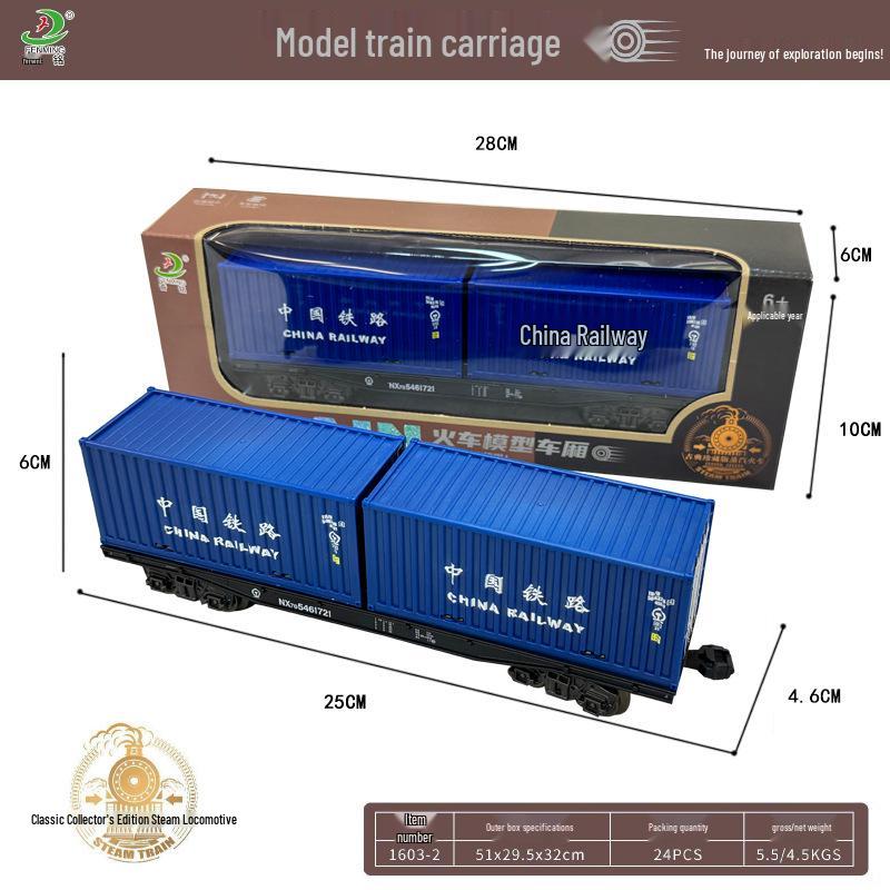 Retro Zestaw Torów Kolei Parowej - Elektryczna Zabawka dla Dzieci