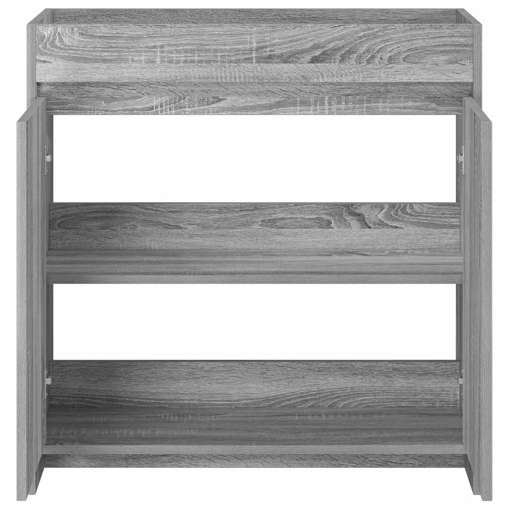 Bathroom Vanity Unit Gray Sonoma 78.5 x 37.5 x 81 cm Particleboard
