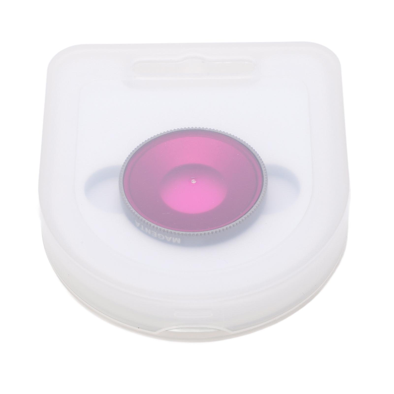 

Camera Lens Diving Filter Snorkel Purple Underwater Dive with Box for Action3 Camera