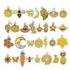 Alloy KC Gold DIY Jewelry Accessories: Earrings, Bracelets, Necklaces, Pendants, Charms - 110 Pcs/bag