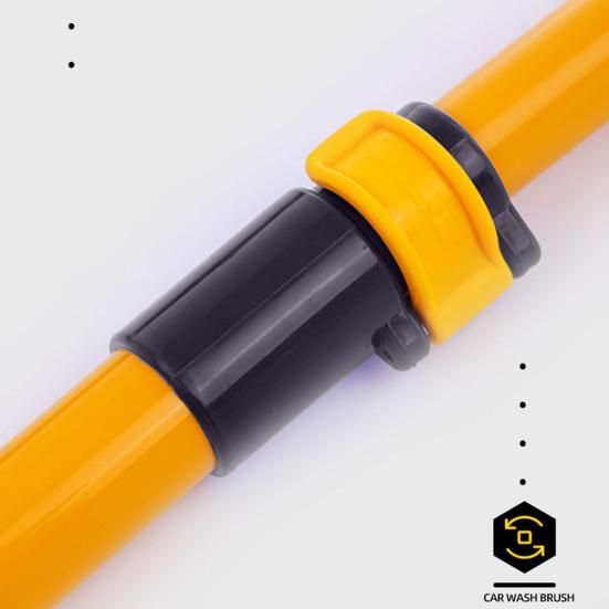 Car Wash Brush Mop Kit with Extension Long Handle Scratch Free Rotatable Wide Applicability Retractable