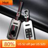 Interior Mouldings 5/6 Buttons Zinc Alloy Car Key Case Cover Protect Shell Fob Fob For Volvo XC60 V60 S60 S80 XC70 V40 Car Key D